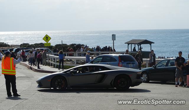 Lamborghini Aventador spotted in La Jolla, California