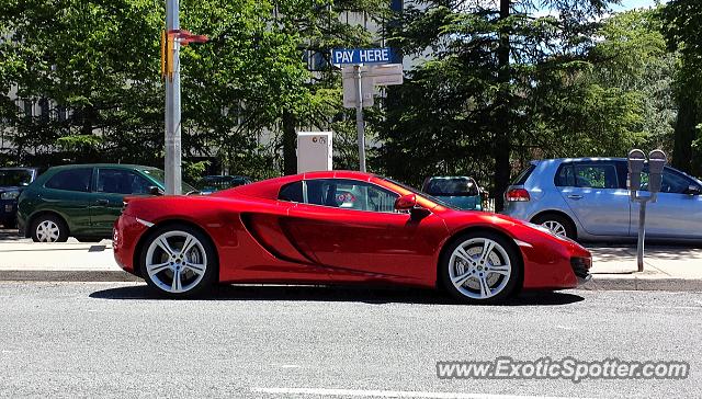 Mclaren MP4-12C spotted in Canberra, Australia