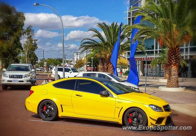 Mercedes C63 AMG Black Series spotted in Perth, Australia