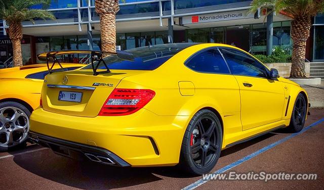 Mercedes C63 AMG Black Series spotted in Perth, Australia