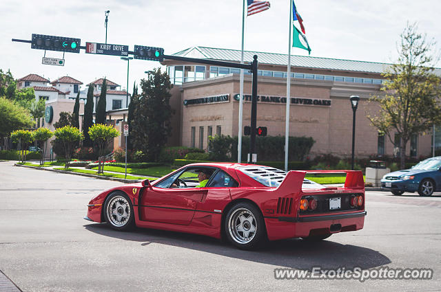 Ferrari F40 spotted in Houston, Texas