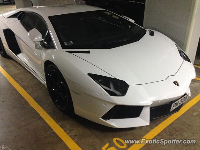 Lamborghini Aventador spotted in Hong Kong, China