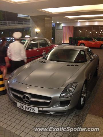 Mercedes SLS AMG spotted in Hong Kong, China