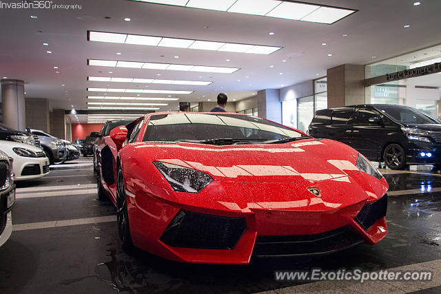 Lamborghini Aventador spotted in Kuala Lumpur, Malaysia