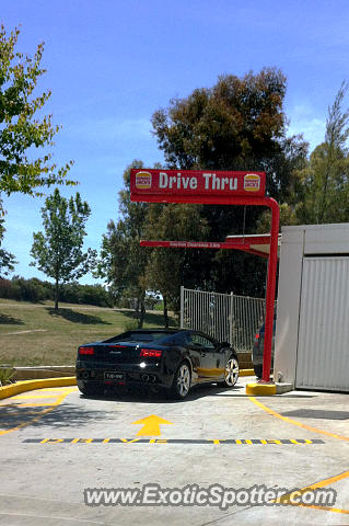 Lamborghini Gallardo spotted in Canberra, Australia