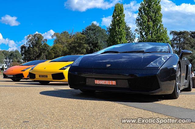 Lamborghini Gallardo spotted in Canberra, Australia