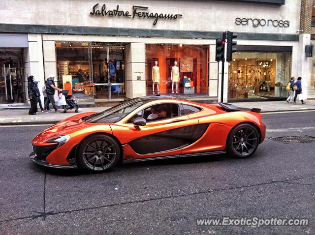 Mclaren P1 spotted in London, United Kingdom