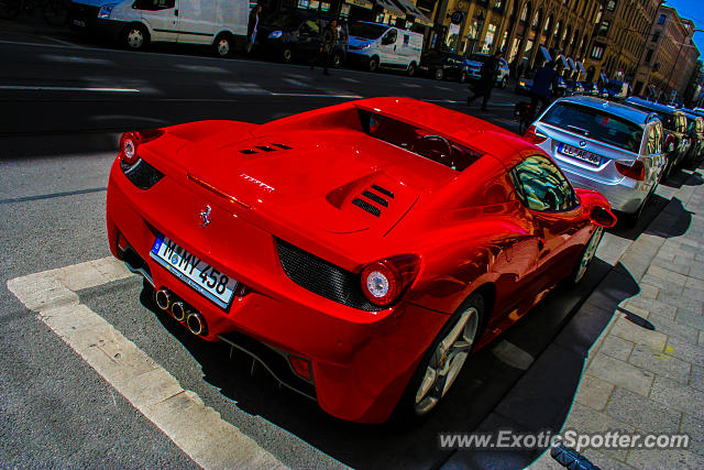 Ferrari 458 Italia spotted in Munich, Germany