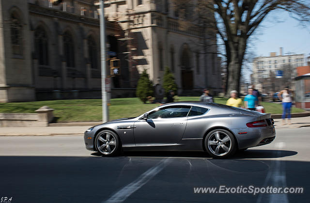 Aston Martin DB9 spotted in Pittsburgh, Pennsylvania
