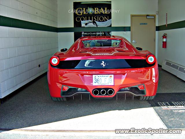 Ferrari 458 Italia spotted in Denver, Colorado