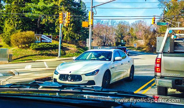 Maserati Ghibli spotted in Morristown, New Jersey
