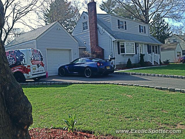 Nissan GT-R spotted in Harrington park, New Jersey