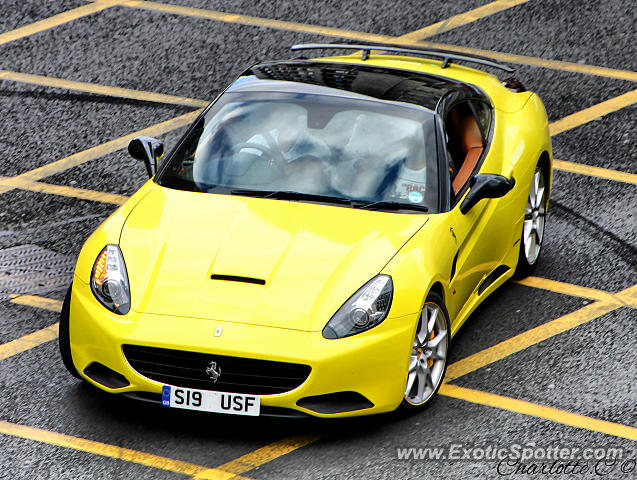 Ferrari California spotted in London, United Kingdom