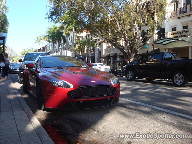 Aston Martin Vantage spotted in Naples, Florida