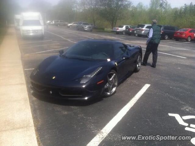 Ferrari 458 Italia spotted in Henderson, North Carolina