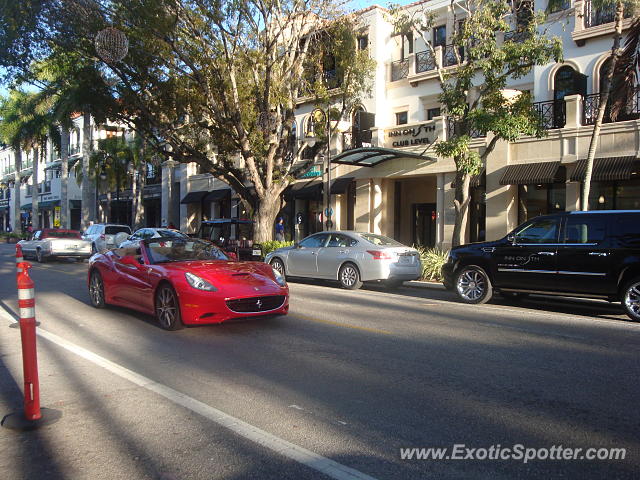 Ferrari California spotted in Naples, Florida