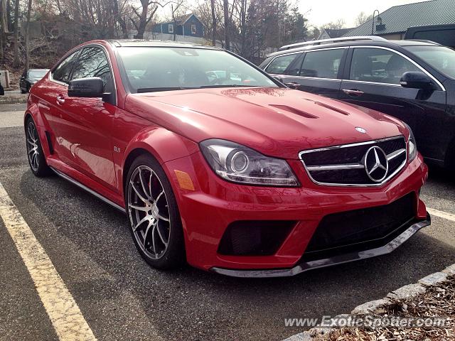 Mercedes C63 AMG Black Series spotted in Madison, New Jersey