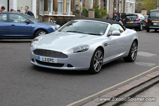 Aston Martin DB9 spotted in Cambridge, United Kingdom