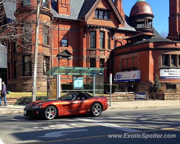 Dodge Viper spotted in Toronto, Canada