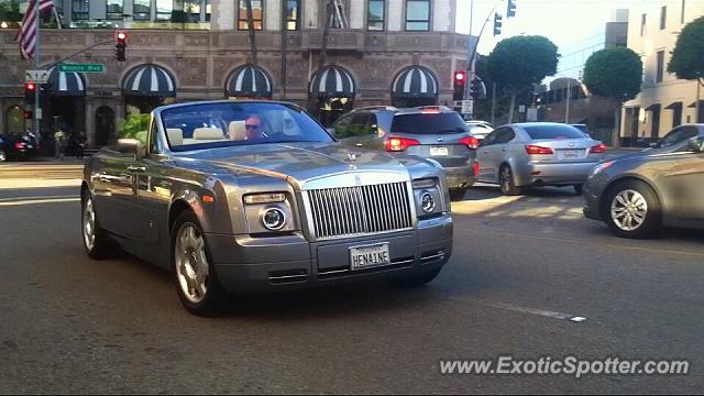 Rolls Royce Phantom spotted in Beverly Hills, California