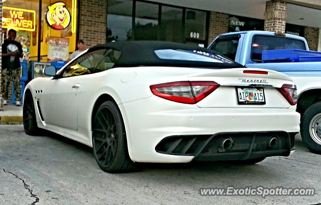 Maserati GranCabrio spotted in Panama City, Florida