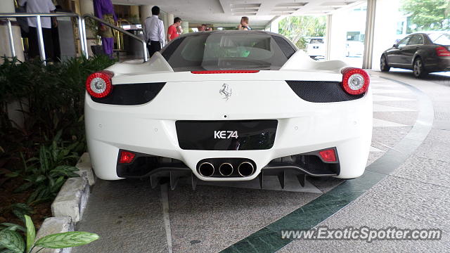 Ferrari 458 Italia spotted in Subang, Malaysia