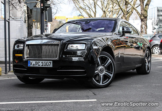 Rolls Royce Wraith spotted in Düsseldorf, Germany