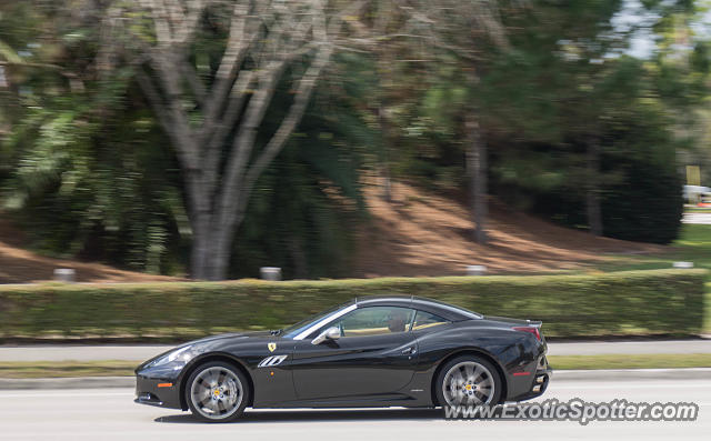 Ferrari California spotted in Delray Beach, Florida