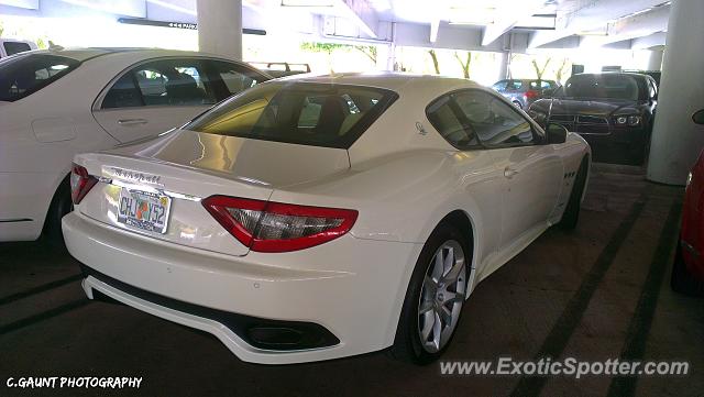 Maserati GranTurismo spotted in Miami Beach, Florida