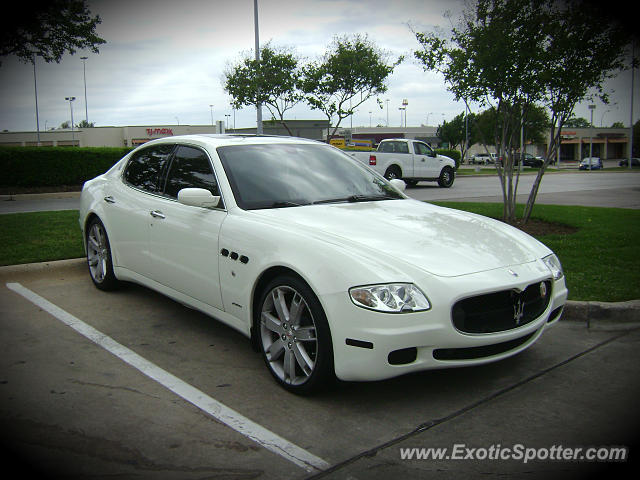 Maserati Quattroporte spotted in Dallas, Texas