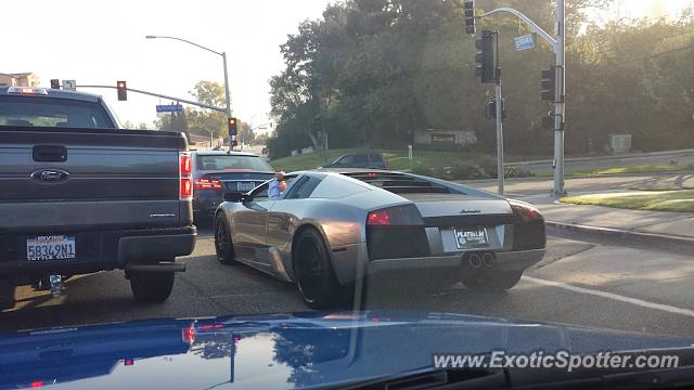 Lamborghini Murcielago spotted in Palos Verdes, California