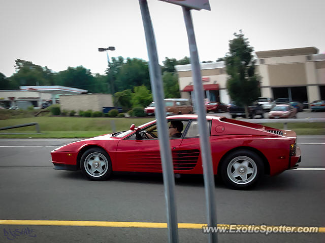 Ferrari Testarossa spotted in Ontario, New York