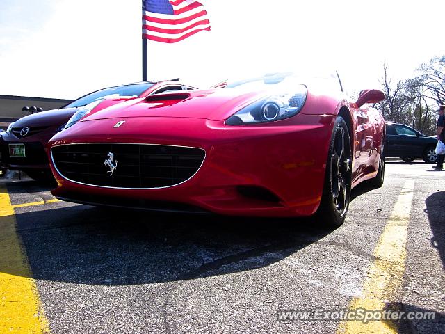 Ferrari California spotted in Northfield, Illinois