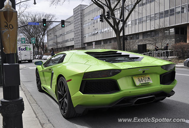 Lamborghini Aventador spotted in STATE COLLEGE, United States