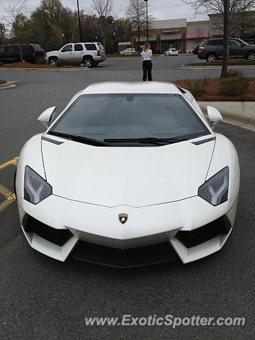 Lamborghini Aventador spotted in Charlotte, North Carolina