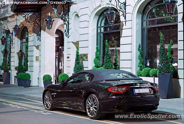 Maserati GranCabrio spotted in Paris, France