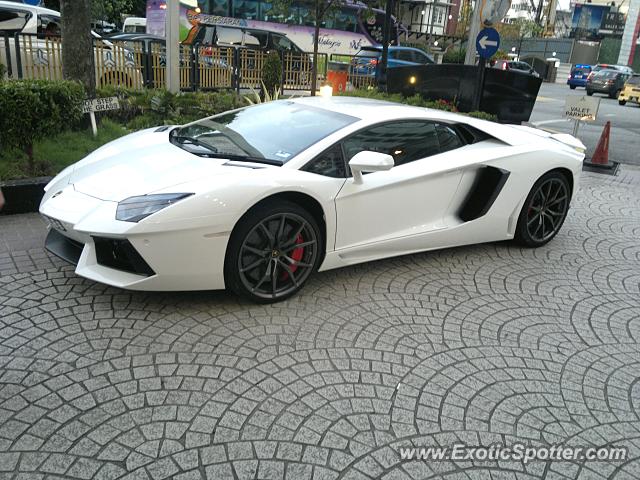 Lamborghini Aventador spotted in Kuala Lumpur, Malaysia