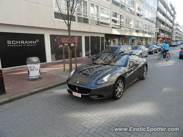 Ferrari California spotted in Knokke-Heist, Belgium
