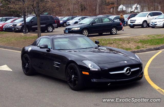 Mercedes SLS AMG spotted in Newtown, Connecticut