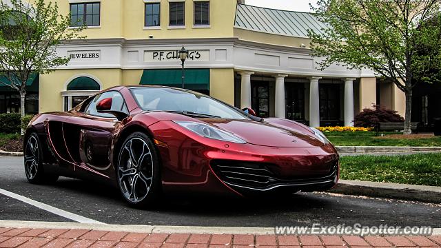 Mclaren MP4-12C spotted in Charlotte, North Carolina