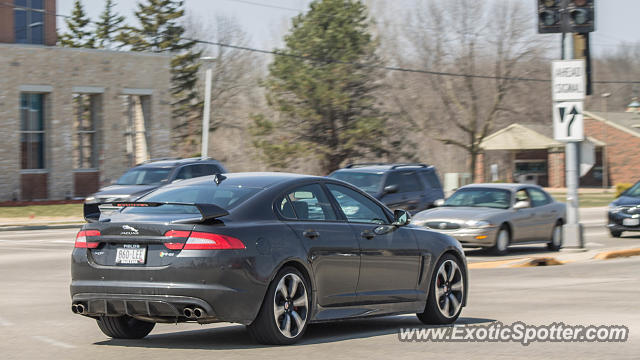 Jaguar XKR-S spotted in Mequon, Wisconsin