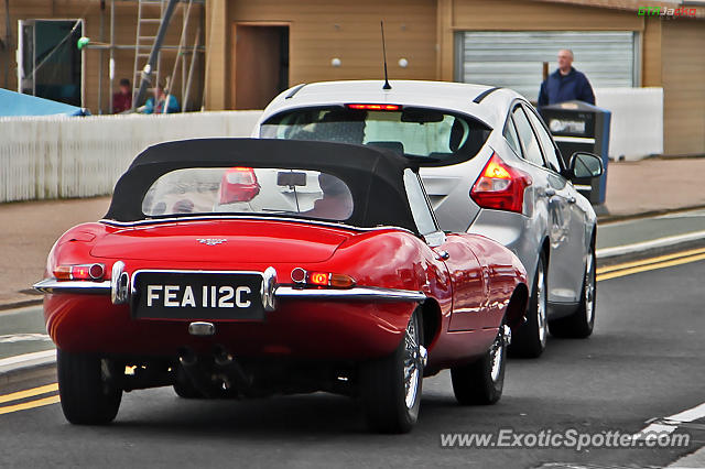 Jaguar E-Type spotted in Southend-on-Sea, United Kingdom