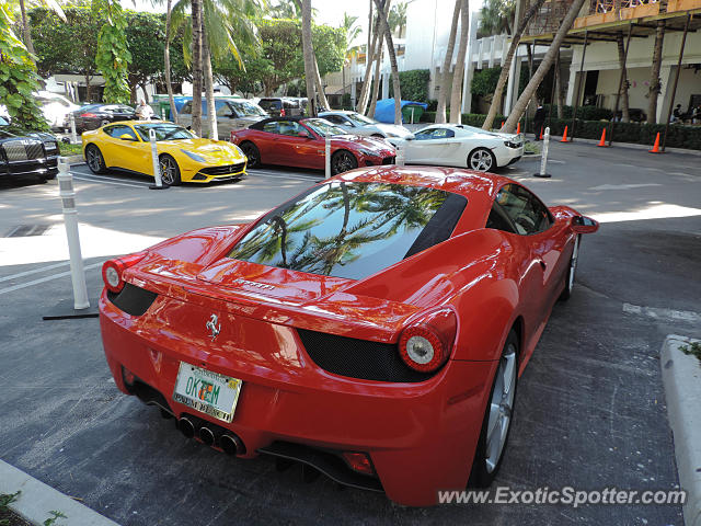 Ferrari 458 Italia spotted in Bal Harbour, Florida