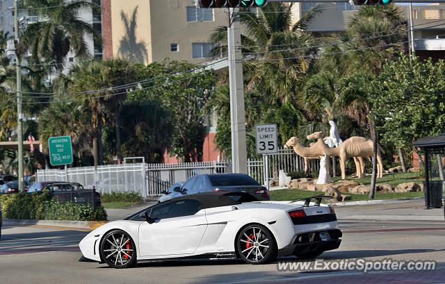 Lamborghini Gallardo spotted in Sunny Isles, Florida