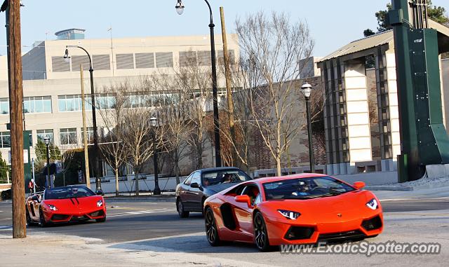 Lamborghini Aventador spotted in Atlanta, Georgia