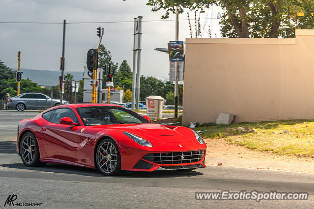 Ferrari F12 spotted in Byanston, South Africa