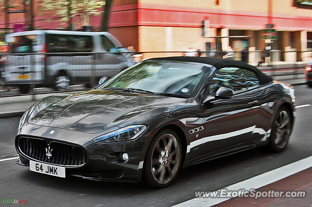 Maserati GranCabrio spotted in London, United Kingdom