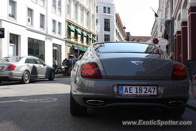 Bentley Continental spotted in Copenhagen, Denmark