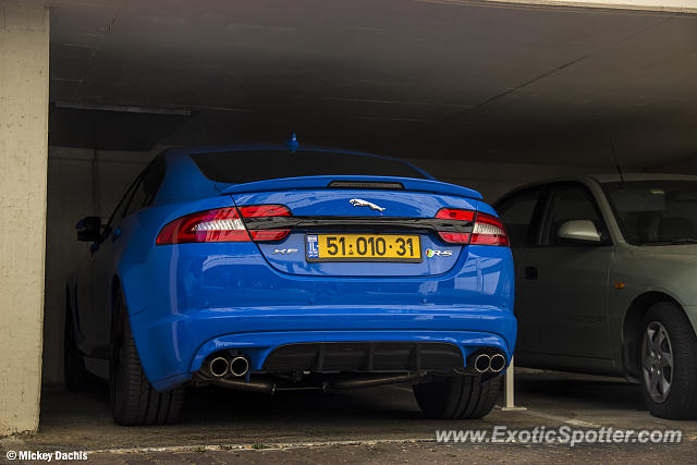 Jaguar XKR-S spotted in Tel Aviv, Israel