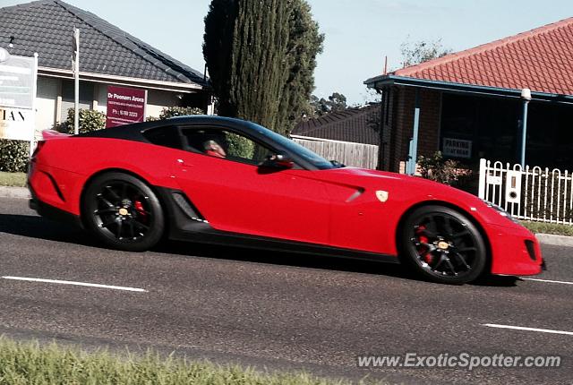 Ferrari 599GTO spotted in Melbourne, Australia